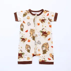 A Little Batty Winnie the Boo - Bamboo Shorty Romper