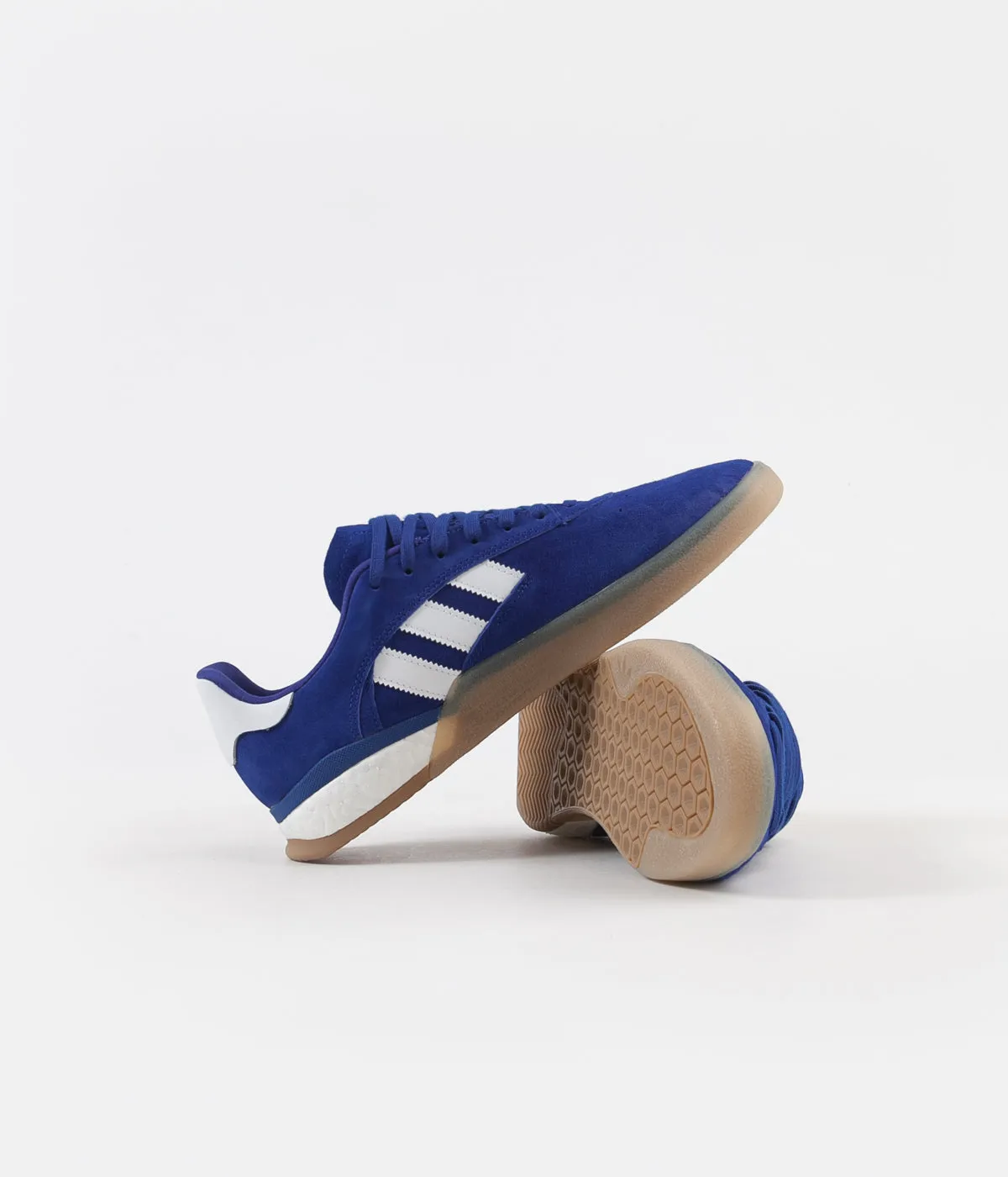 Adidas 3ST.004 Shoes - Collegiate Royal / White / Antique Silver