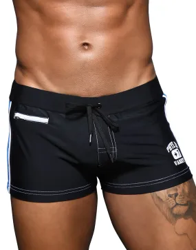 Andrew Christian Phys. Ed. Varsity Pocket Swim Trunk 7872