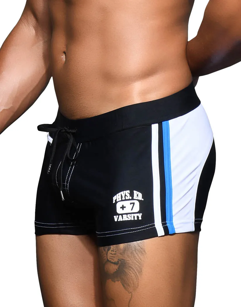 Andrew Christian Phys. Ed. Varsity Pocket Swim Trunk 7872