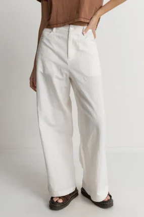 Bayside Wide Leg Pant White