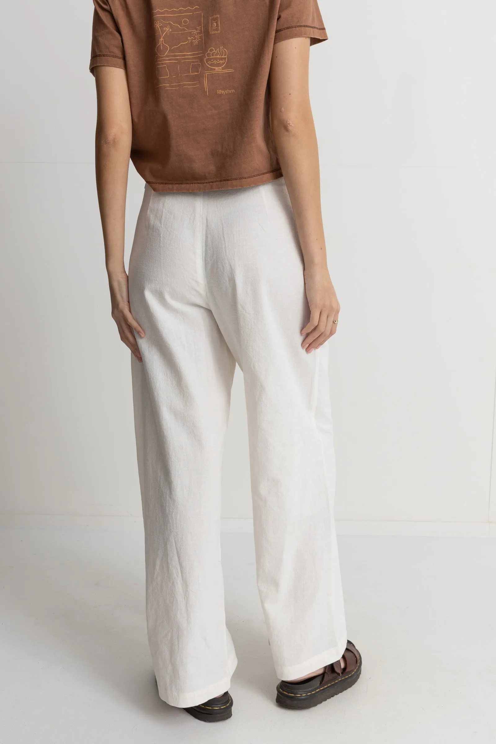 Bayside Wide Leg Pant White