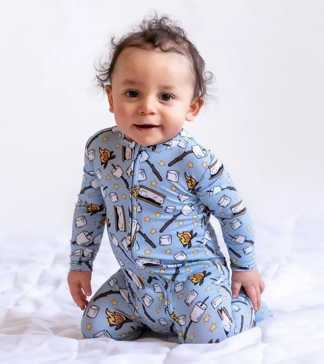 Beautifully Bold Little Dino - Bamboo Zippy Romper