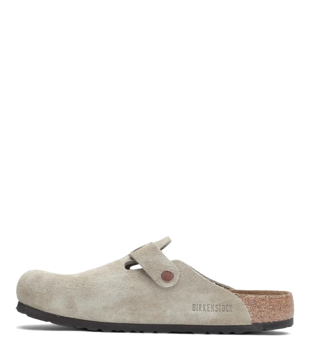 Birkenstock Boston Soft Footbed Suede Taupe