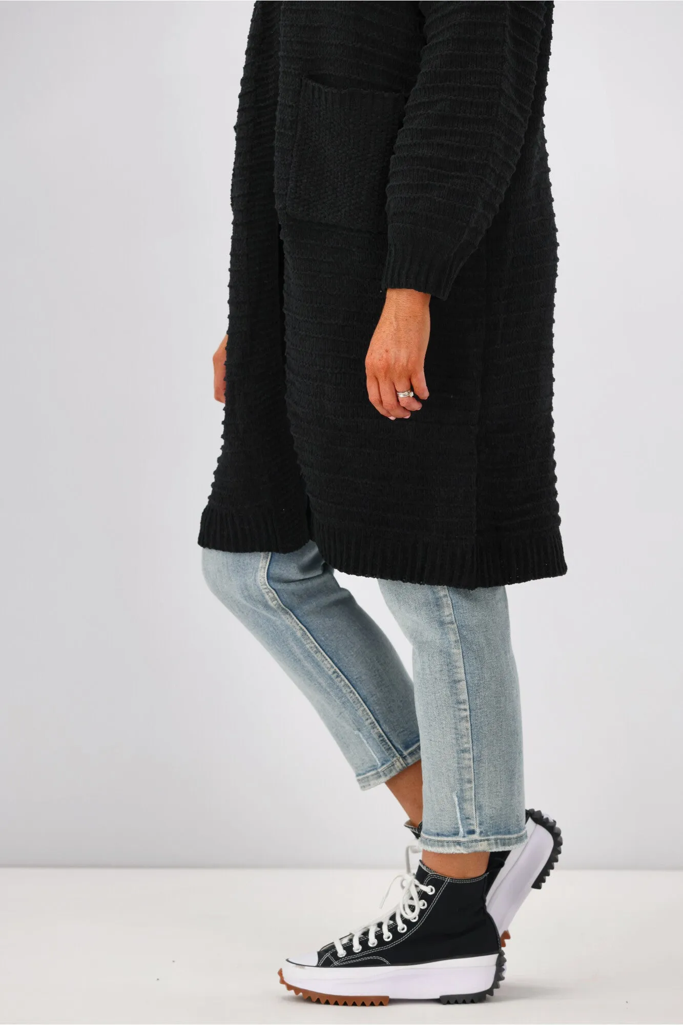 Boho Australia Rosario Cardigan Black