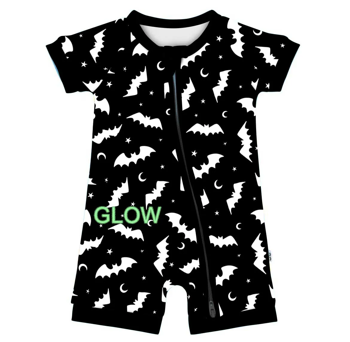 Boo Bash Glowin' Batty - Bamboo Shorty Romper