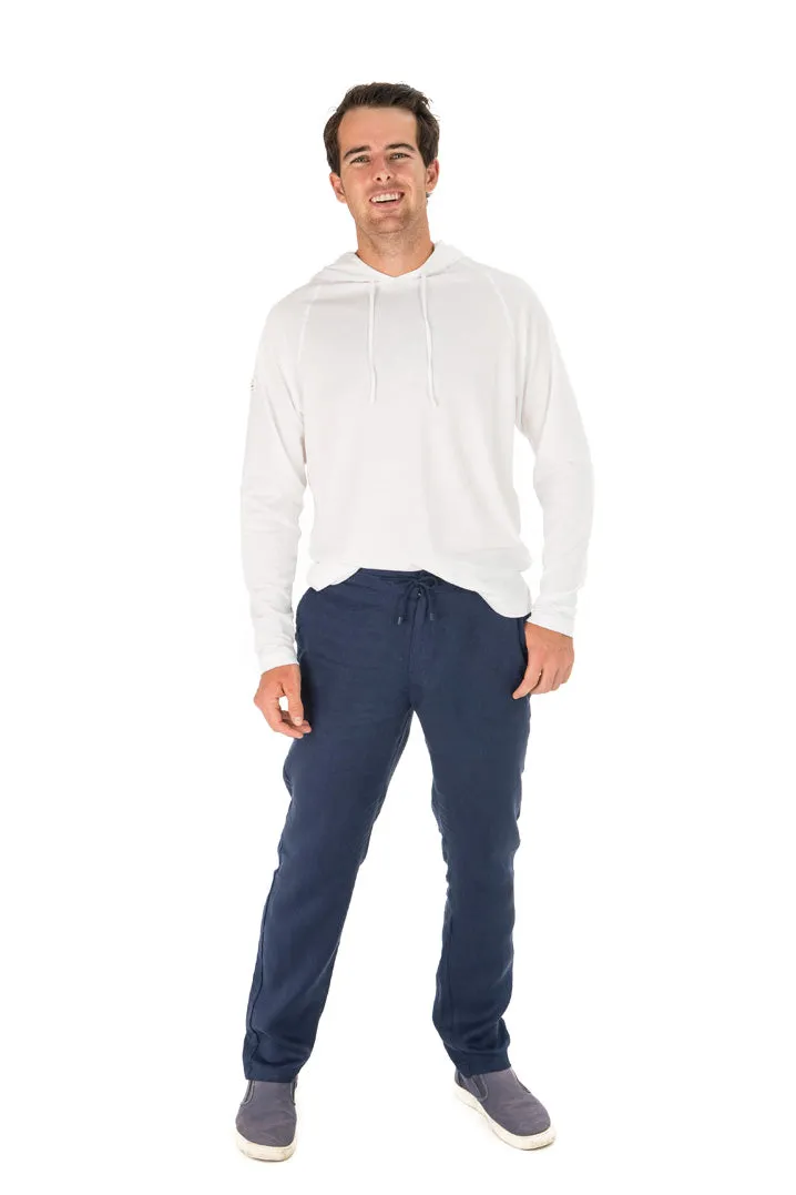 Casual Linen Pant - Night Sky