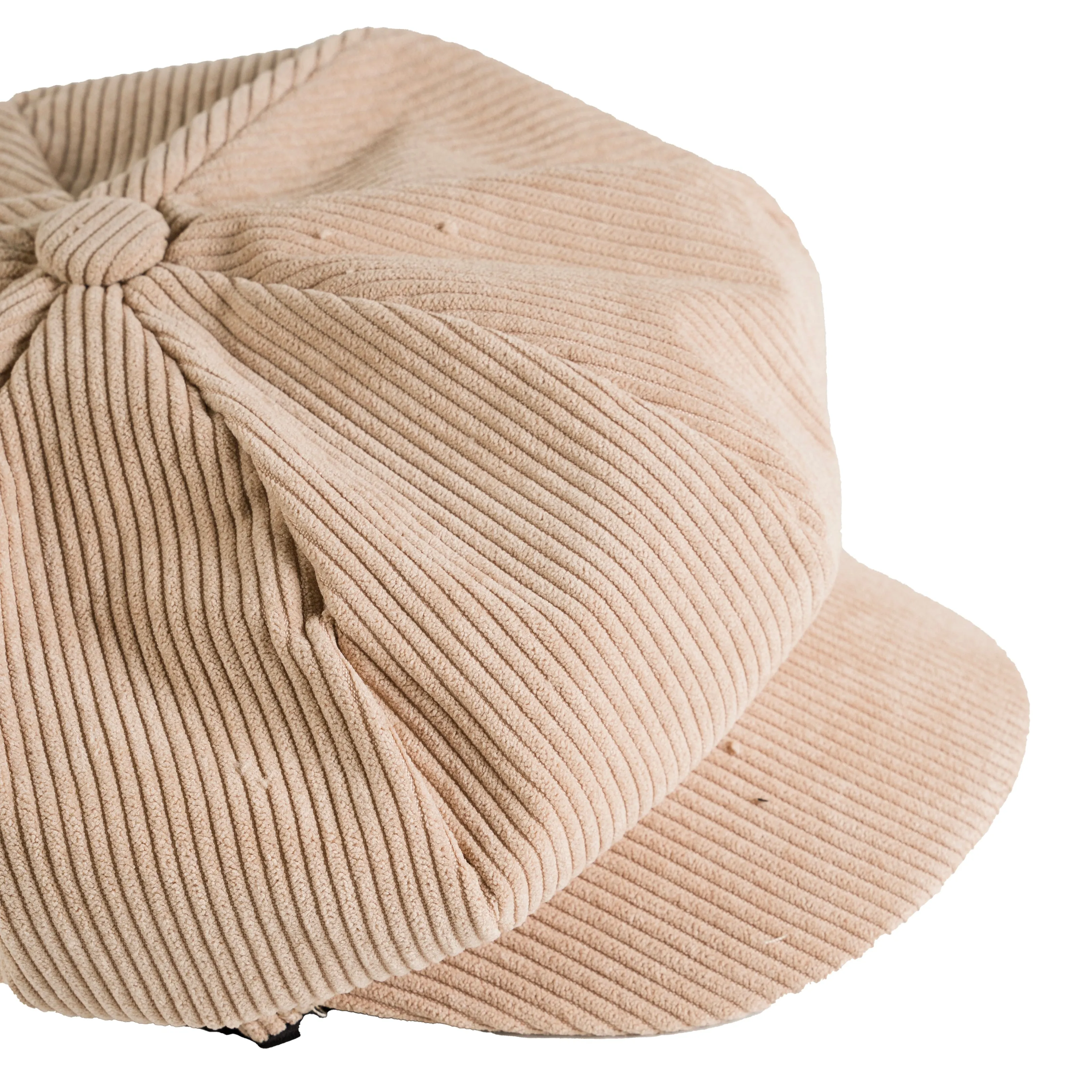 Chokore Corduroy Beret Cap (Camel)