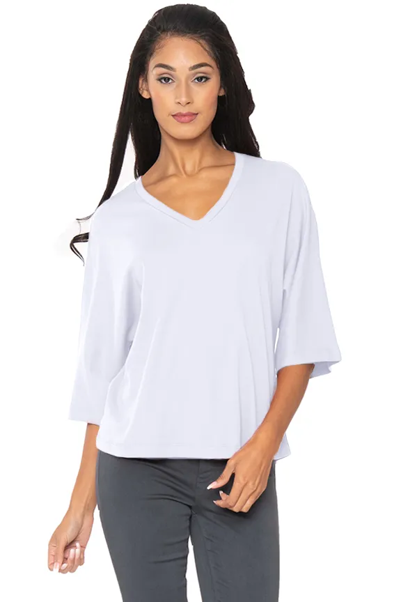 Cotton Tunic Top With Bell Sleeves LIOR