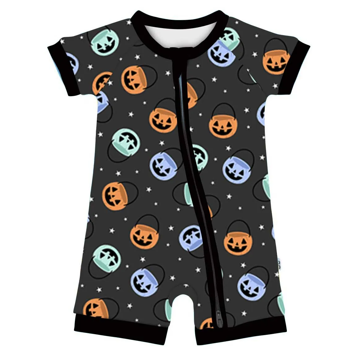 Creepy Cute Boo Bucket - Bamboo Shorty Romper