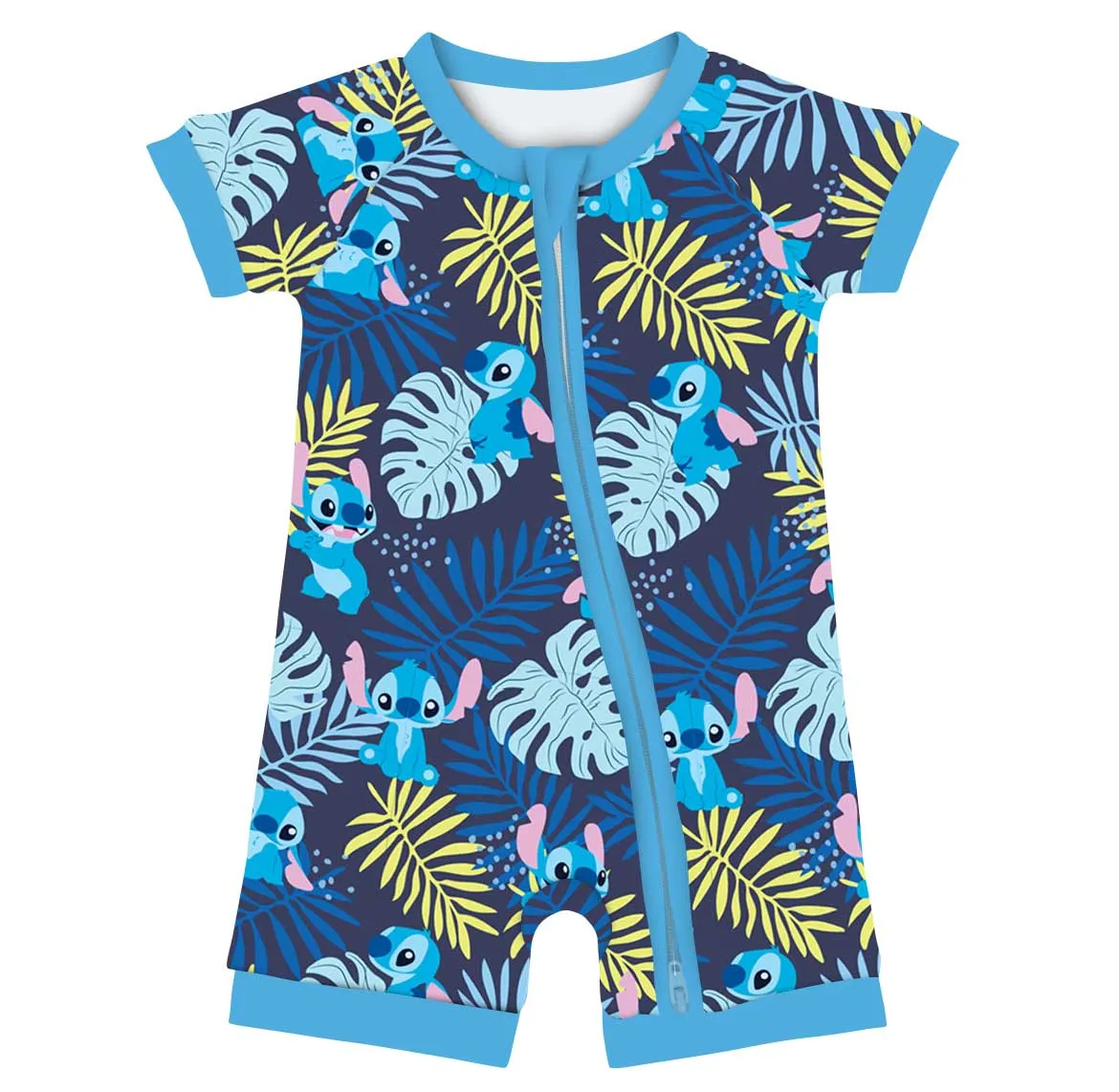 Fluffy Friends Ohana - Bamboo Shorty Romper