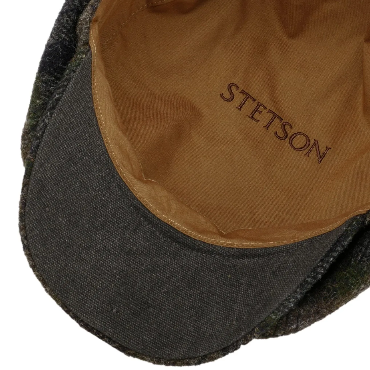 Hatteras Beeswax Shetland Wool Newsboy Cap by Stetson