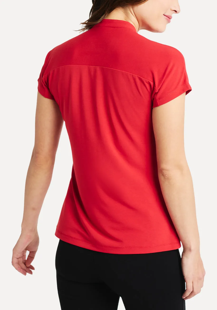 Henley Tee (Lava Falls)