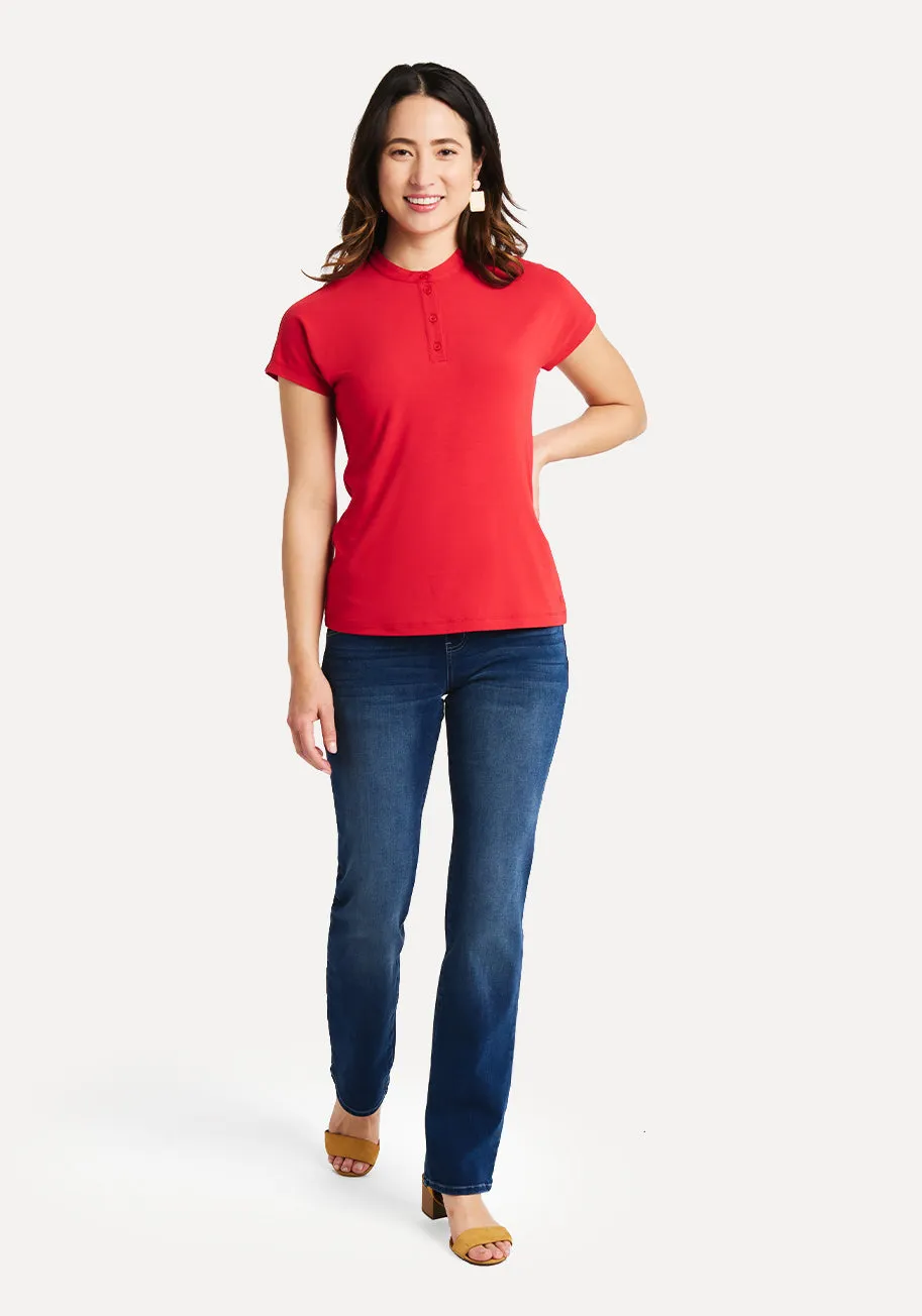 Henley Tee (Lava Falls)