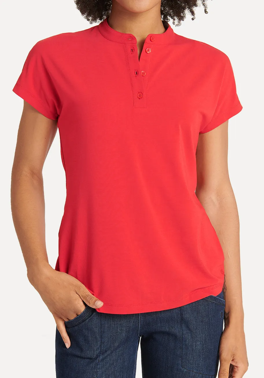 Henley Tee (Lava Falls)