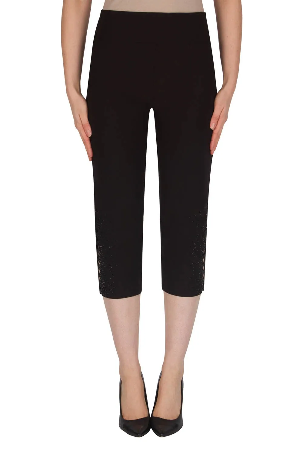 Joseph Ribkoff Black Capri