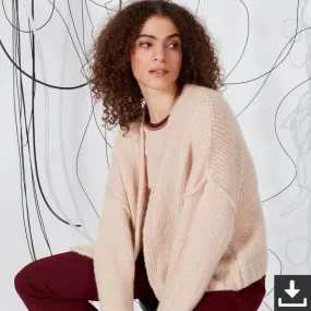 Kaschmircardigan Strickanleitung - Lang Yarns (PDF)