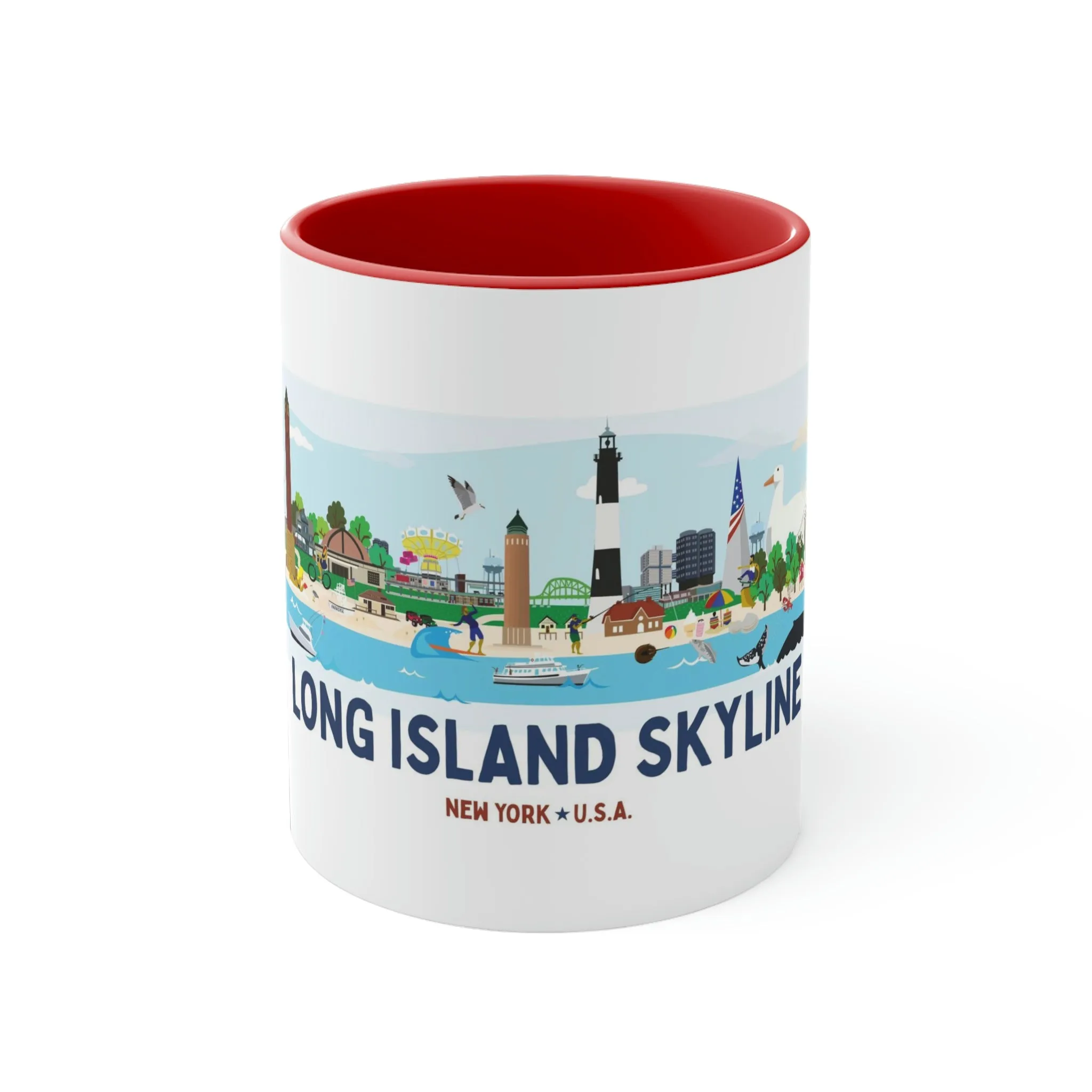 Long Island Skyline Mug