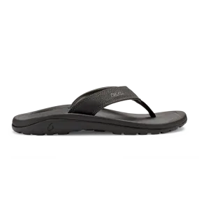 OLUKAI OHANA MEN BLACK DARK SHADOW