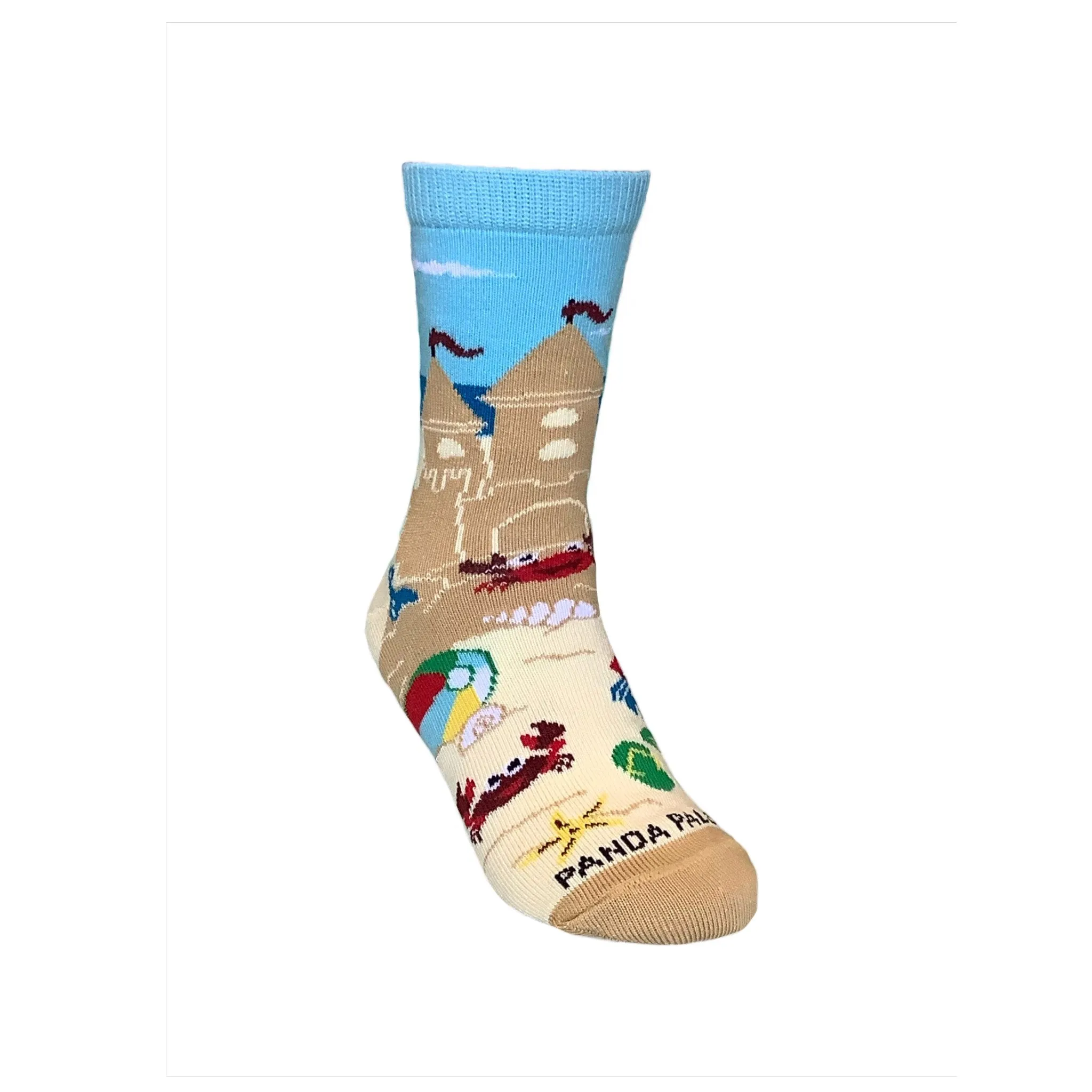 Sand Castle Socks (Ages 3-7) from the Sock Panda