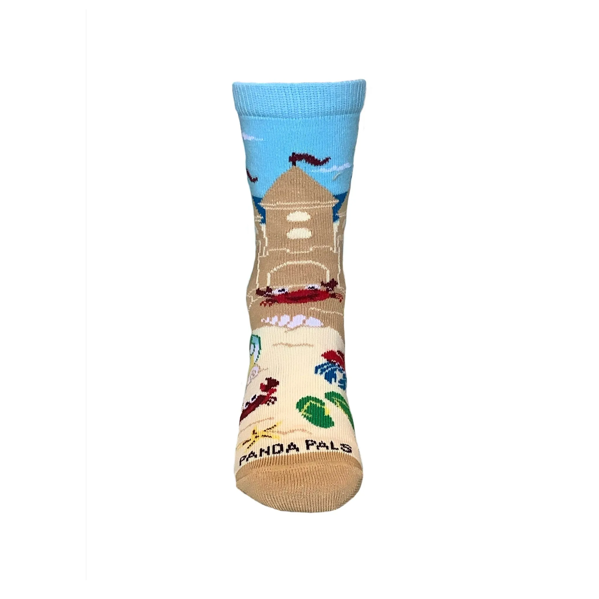 Sand Castle Socks (Ages 3-7) from the Sock Panda