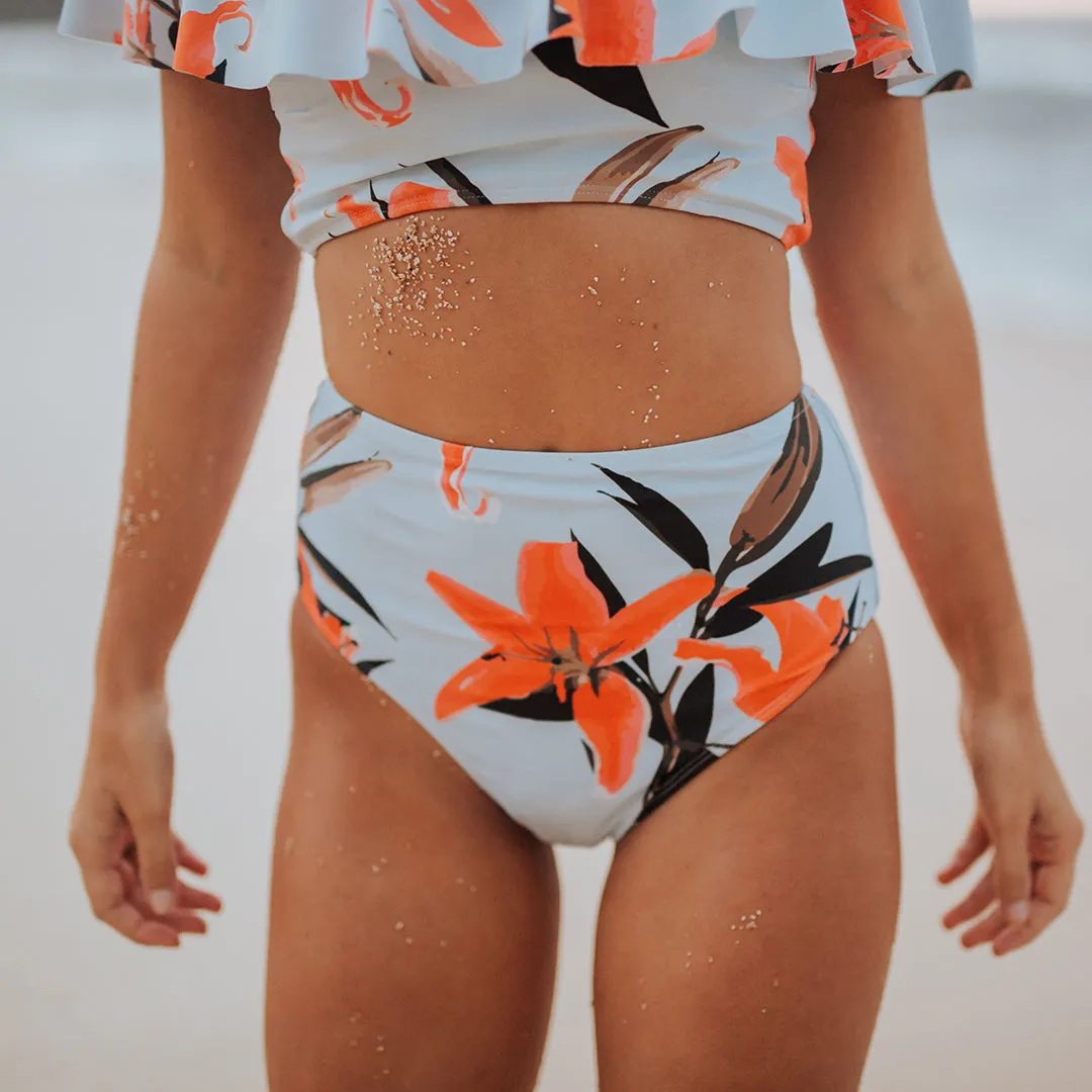 Sea Glass High-Waisted Bottoms