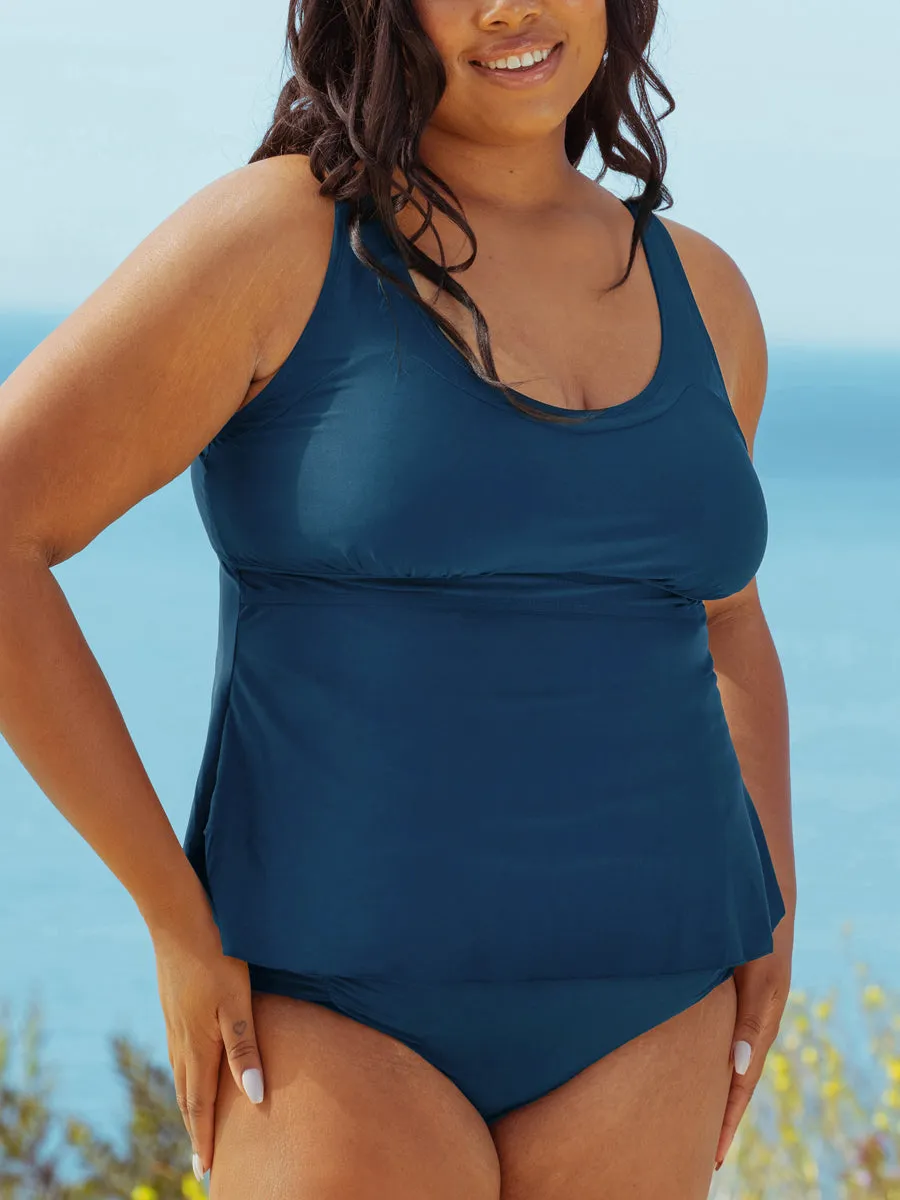 Shapermint Essentials Adjustable Strap Wire Free Tankini