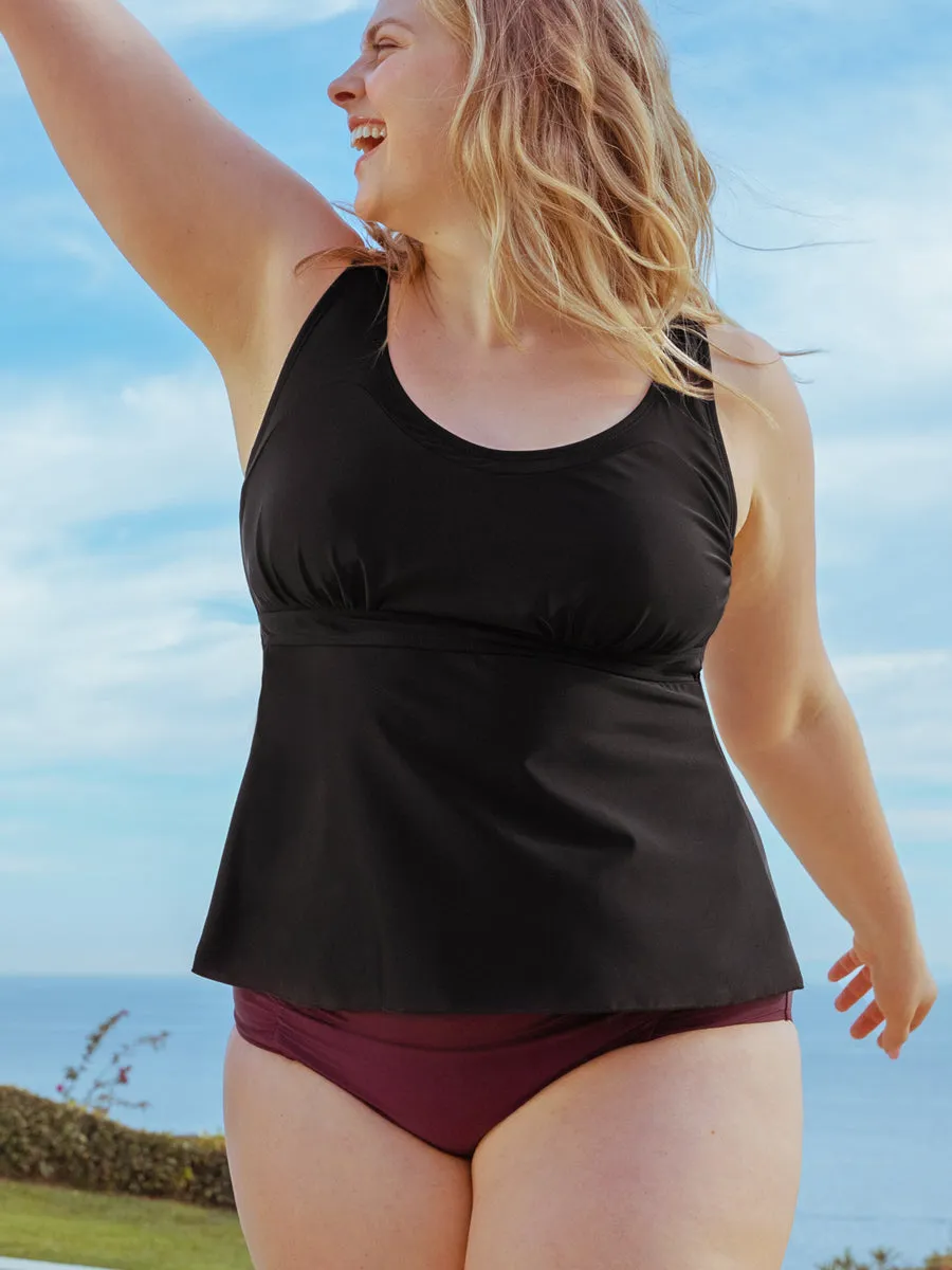 Shapermint Essentials Adjustable Strap Wire Free Tankini