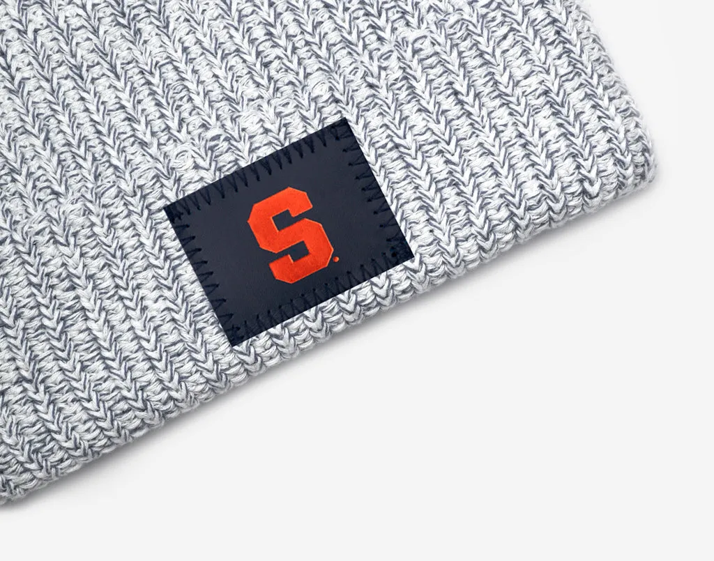 Syracuse Orange Navy Speckled Pom Beanie